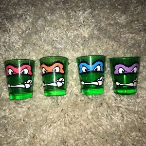 TMNT Shot Glass Set of 4 - New
